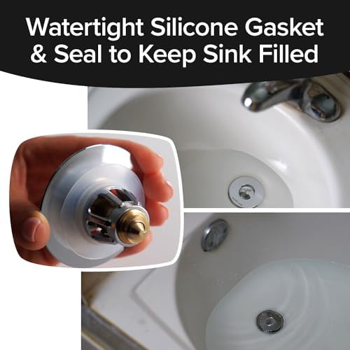 Mer-maid Drain Magic AS-SEEN-ON-TV Drain Stopper No Tools