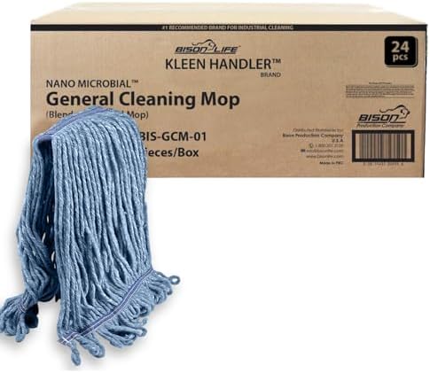 KLEEN HANDLER Heavy Duty Mop Head Replacement - Case of 24