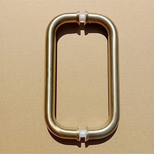 WANLIAN 8 Inch Gold Shower Door Pull Handle