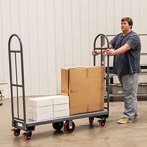BISupply 16 x 615in Heavy Duty Platform Cart Dolly - 2000lb Capacity