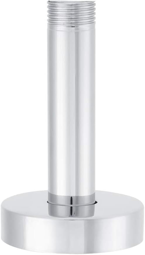 CRBWXONLIFE Straight Shower Arm G12in Stainless Steel Ceiling Mounted Shower Accessories