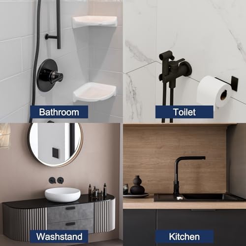 Uxcell 4pcs Stainless Steel Shower Flange Plate Set