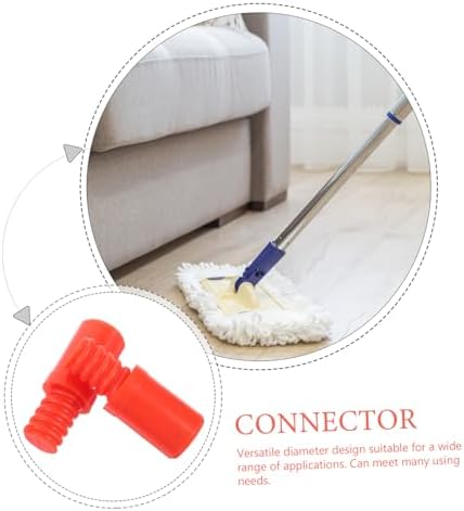2PCS Threaded Tip Adapter for Broom and Mop Handles