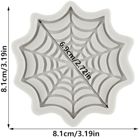 Spider Web Silicone Fondant Molds for Cake Decorating