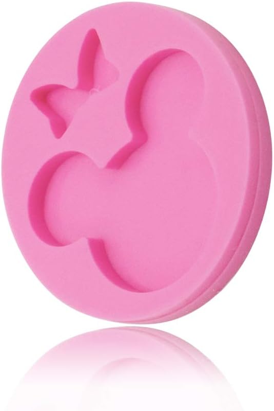 Seedomes Cute Mouse Head Bow Silicone Mold for DIY Chocolate Candy