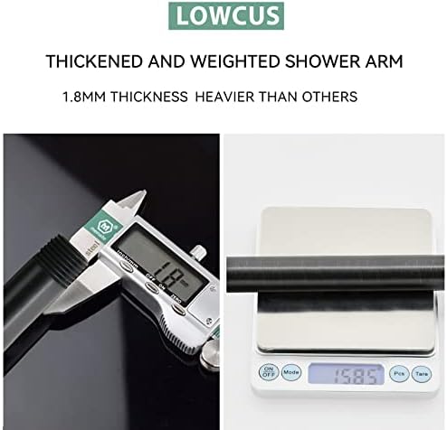 LOWCUS 123815ORB 8 Inch Shower Arm Replacement