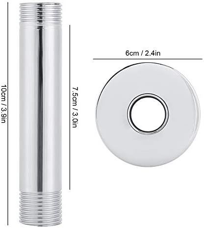 CRBWXONLIFE Straight Shower Arm G12in Stainless Steel Ceiling Mounted Shower Accessories