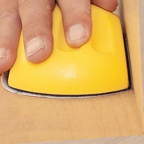 Baluue 2PCS Yellow Sanding Backing Pad with Hook and Loop