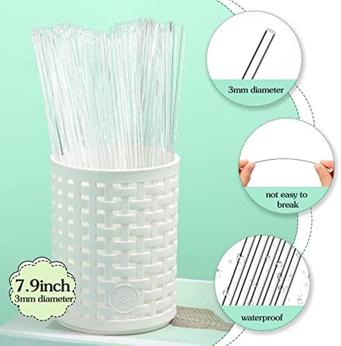 Zopeal 200 PC Acrylic Lollipop Sticks for Decor Baking