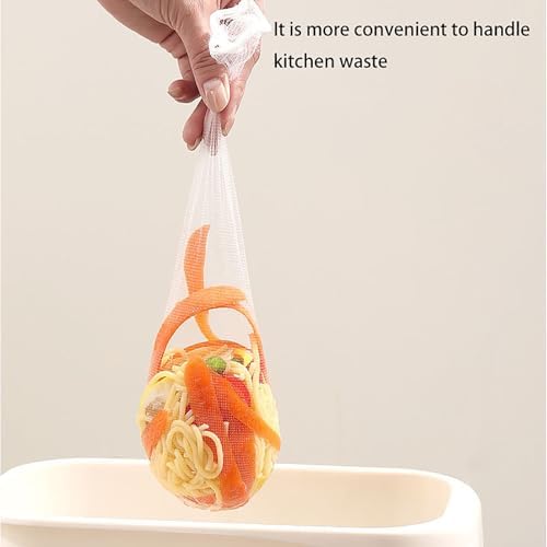 Cuzykitchen Sink Drainer with Suction Cup and Net 2 Pack