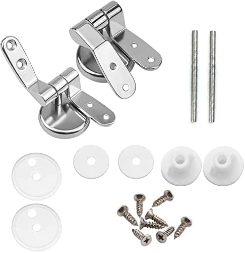 Zinc Alloy Toilet Seat Hinge Fixings Set with Bolts
