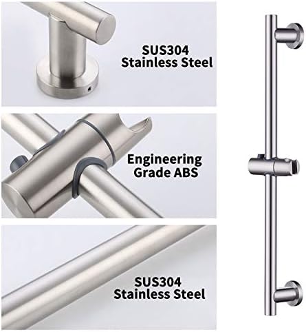 KES Shower Slide Bar with Adjustable Handheld Holder