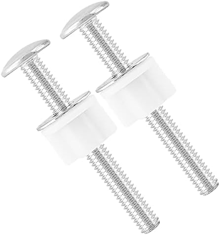2pcs Universal Silver Toilet Seat Bolt Set