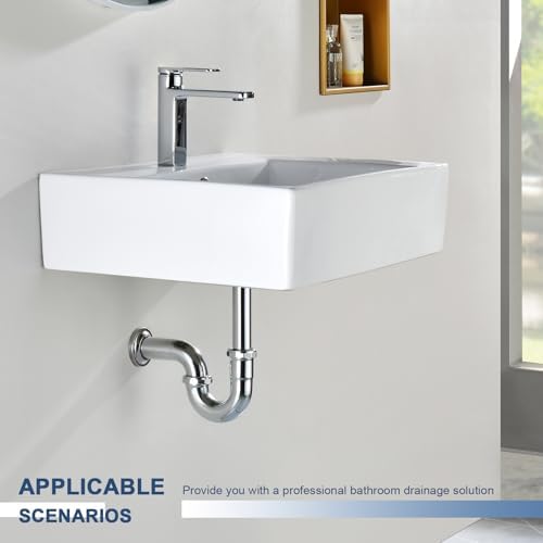 ZM Brass P-trap Sink Waste Kit with Reducing Washer