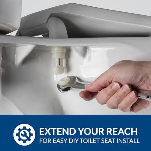 Mayfair EXT Toilet Seat Wrench StayTite Kit Off White 1