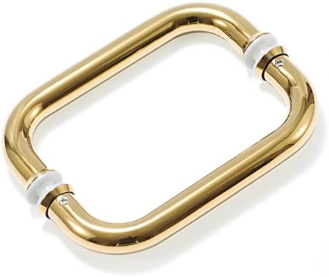 Ranbo 6 Back-to-Back Frameless Glass Shower Door Handle