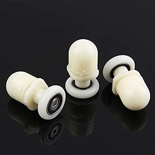 Qikuver 4PCS Shower Door Rollers Replacement 23MM