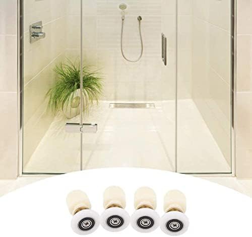Qikuver 4PCS Shower Door Rollers Replacement 23MM