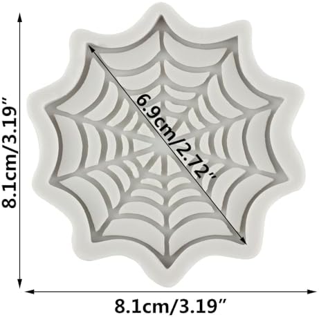 Halloween Spider Web Fondant Silicone Mold