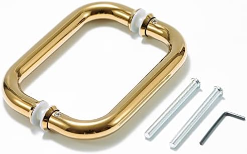 Ranbo 6 Back-to-Back Frameless Glass Shower Door Handle