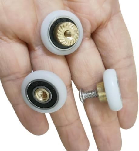 4pc Shower Door Rollers 25mm x 5mm for Glass Doors