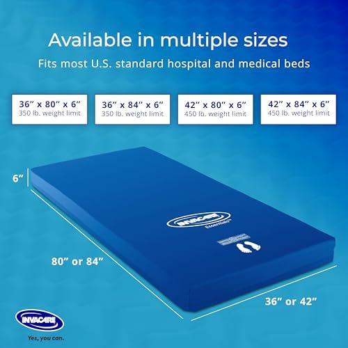 Invacare Hospital Bed Mattress with 5 Fortress Cells