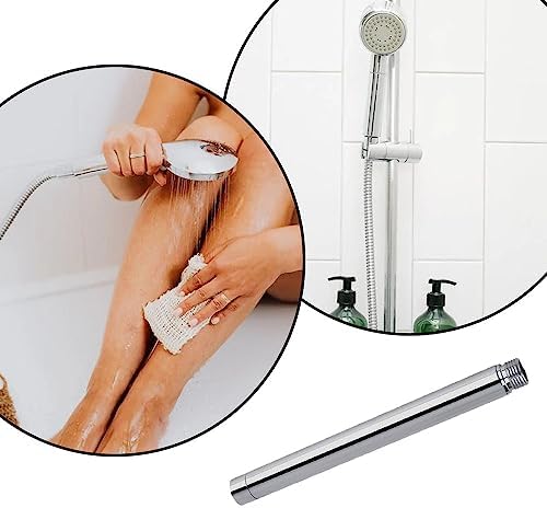 8 Inch Stainless Steel Shower Extension Tube for Modern Bathrooms