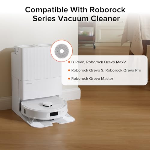 Roborock 4 Pack Microfiber Mop Cloths for Q Revo Models