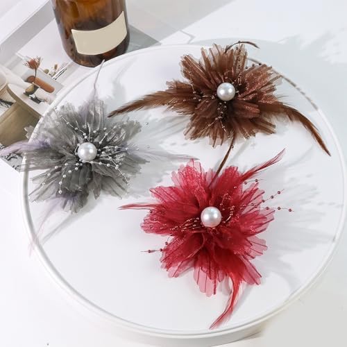 3D Fabric Flower Patches for Costume and Dress Customization