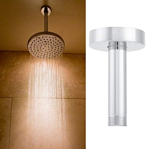 CRBWXONLIFE Straight Shower Arm G12in Stainless Steel Ceiling Mounted Shower Accessories