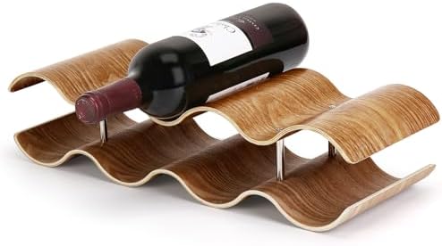 VAlinks 2 Tier 7 Bottle Wave Willow Wine Rack