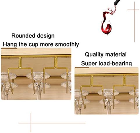 Modern Metal Wine Glass Rack - Multi-Function Storage Organizer