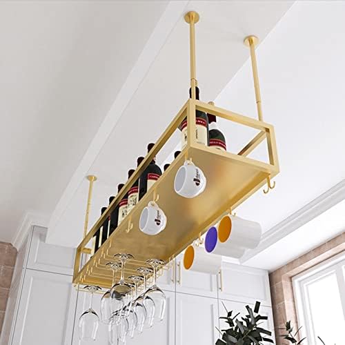 Suuim Metal Ceiling Wine Rack Holder