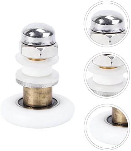 Hemobllo Shower Door Rollers Replacement 4 Pcs