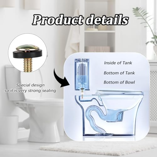 Styquenzer 2 Pcs Toilet Seat Screws Replacement Kit