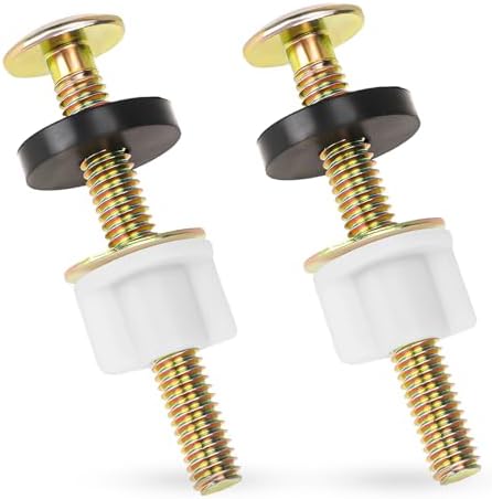 Styquenzer 2 Pcs Toilet Seat Screws Replacement Kit