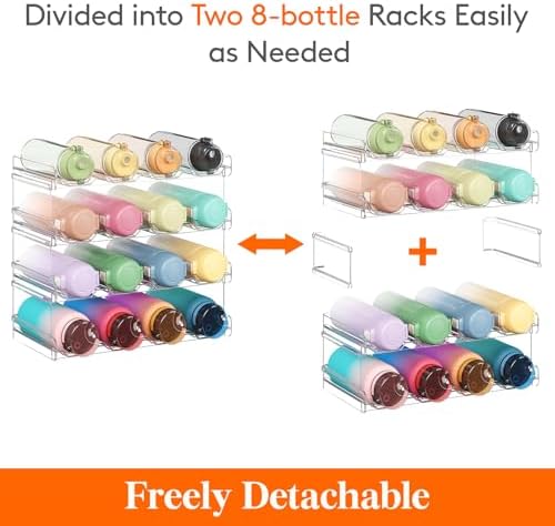 Lifewit Stackable Water Bottle Organizer 3Pack 1