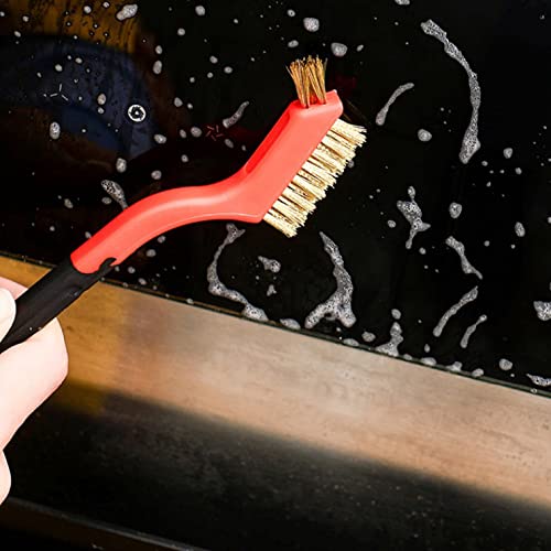 BEBORIN 18PCS Brass Wire Scratch Brush Set