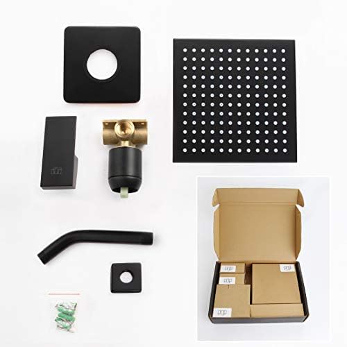 POP SANITARYWARE Matte Black Shower Faucet Set 1