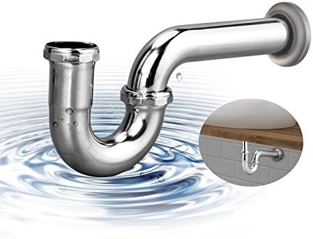 ZM Brass P-trap Sink Waste Kit with Reducing Washer