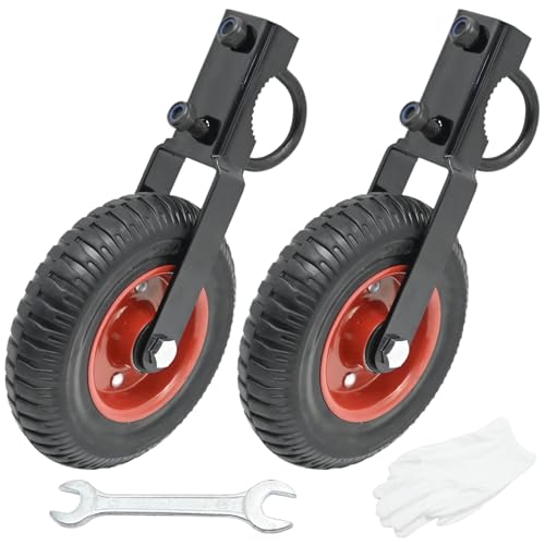 2Pcs 8 Heavy Duty Gate Wheel with 400lb Capacity