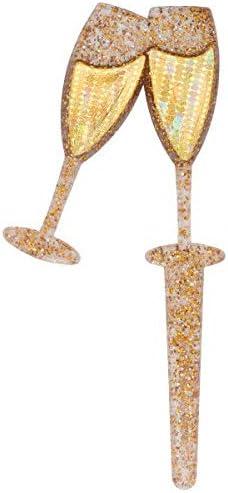 DecoPac Champagne Toast Cupcake Picks - 24 pc