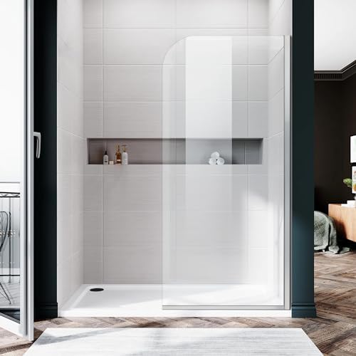 Glass Shower Door Screen 34x78 Silver 516 Clear Tempered