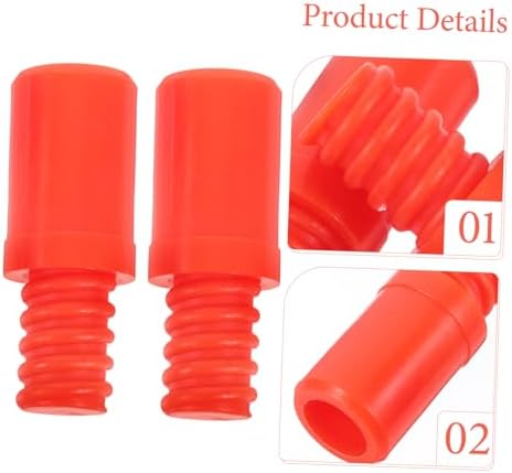 2PCS Threaded Tip Adapter for Broom and Mop Handles