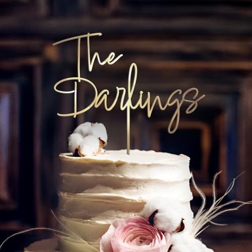 Handmade Wedding Cake Topper Custom Rustic Design