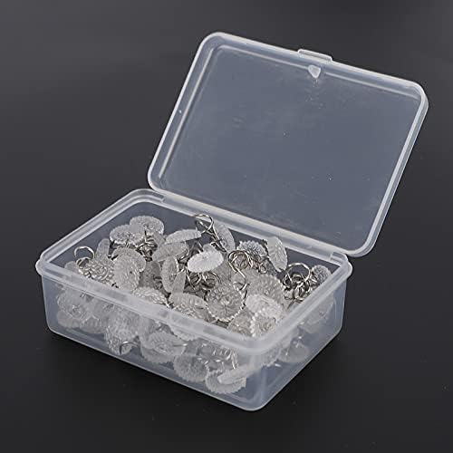 100 PCS Twist Pins with Clear Heads for Upholstery