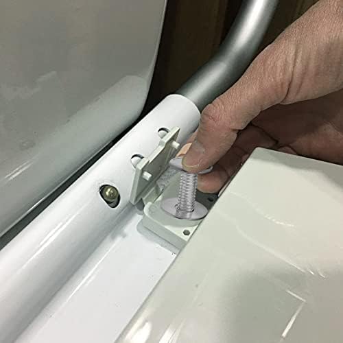 2pcs Universal Silver Toilet Seat Bolt Set