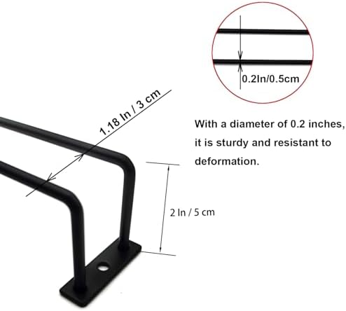 RedDreamer 14-Inch Stemware Rack Set of 4