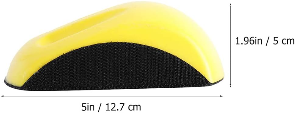 Baluue 2PCS Yellow Sanding Backing Pad with Hook and Loop
