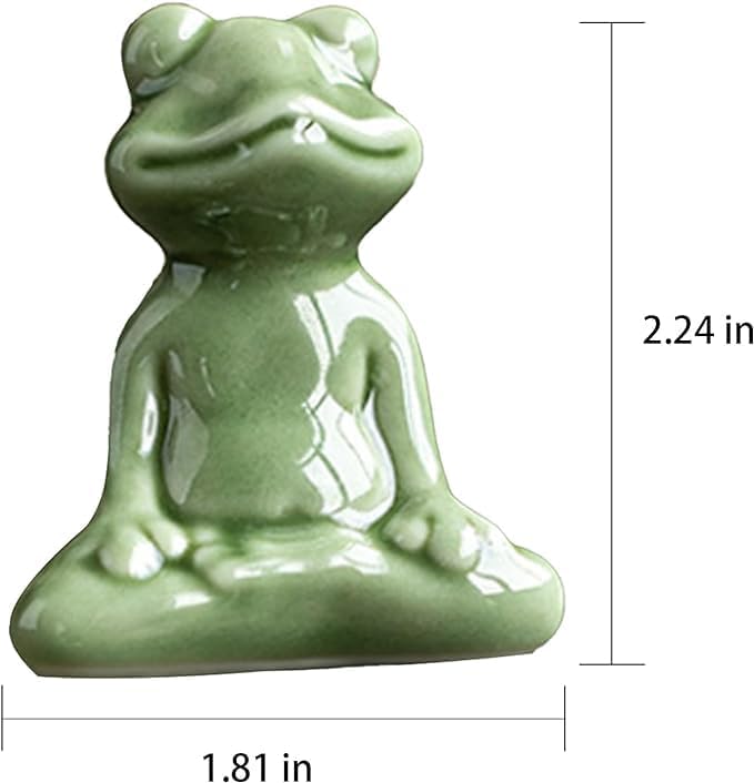 2PCS Cute Frog Toilet Bolt Caps Adorable Bathroom Decor